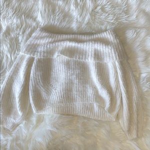 Cropped Fuzzy Sweater